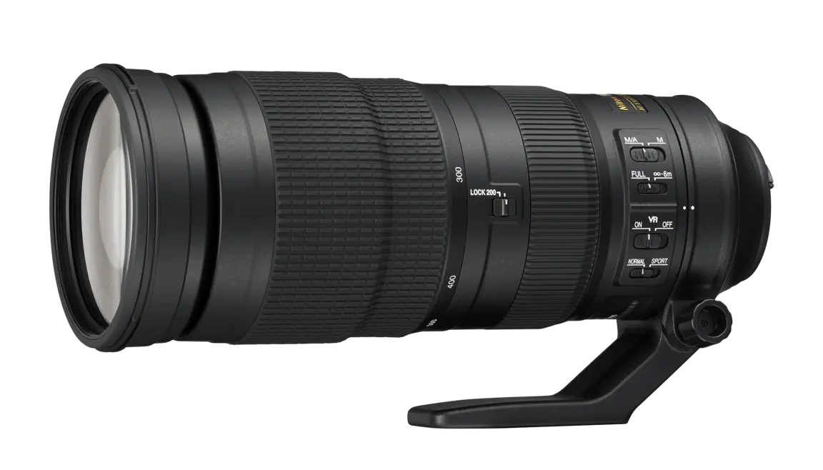 ■ 美品 ■ Nikon AF-S 200-500mm F5.6 E ED VR Nikon AF-S NIKKOR 200–500mm f/5.6E ED VR Objektif | Nikon FX