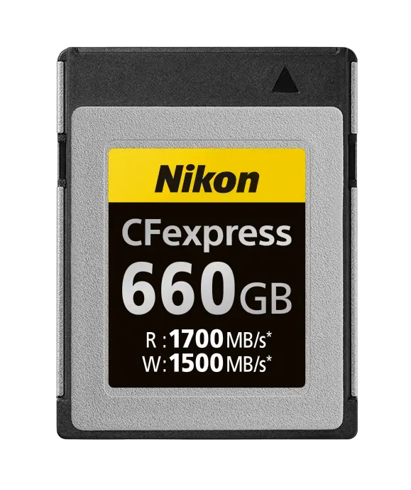 Nikon'un 660 GB CFExpress Hafıza Kartı (Tip B)